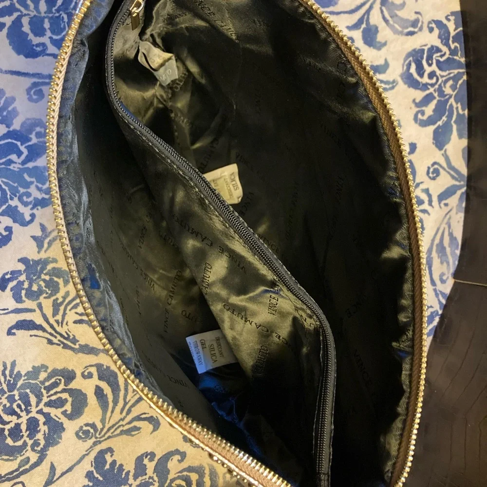 Vince Camuto rose gold travel bag / large clutch - Picture 5 of 8